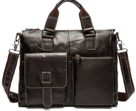 Genuine Leather Men bag Casual men's briefcase shoulder Bags Laptop crossbody messenger bag men leather men's travel bags