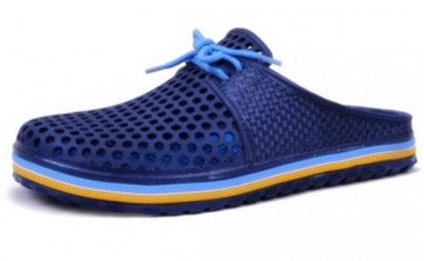 Men Fashion Mules Clogs 2015 New Garden Shoes Summer Rubber Hole  for Men