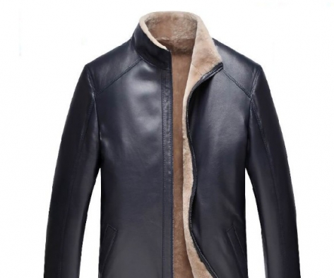 Men jacket Genuine Leather Coat Sheepskin Wool inner thick warm New fashion casual High quality clothing