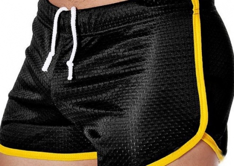 Fashion Classic Solid Mesh Men's Shorts Fast Dry Retailer Men's Trunks AC11 Summer Elastic Waist Cool Men's Shorts