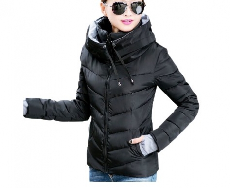 Winter Jacket Women Parka Thicken Outerwear Women Down Coats Short Slim Design Cotton-padded Plus Size