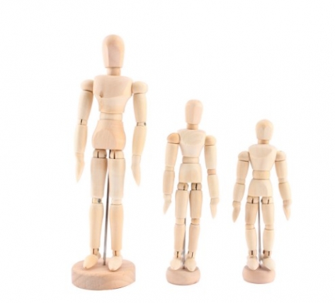NEW Artist Movable Limbs Male Wooden Figure Model Mannequin bjd Art Sketch draw 4.5 5.5 8 INCH
