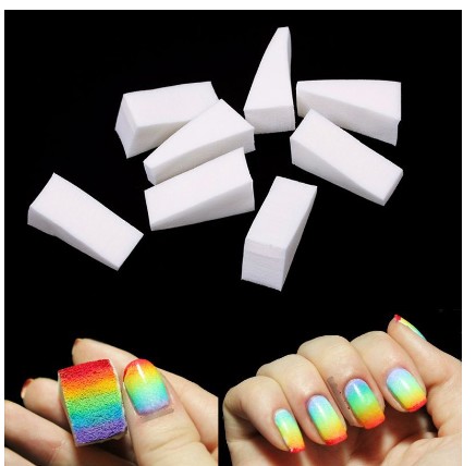 24pcs Gradient Nails Soft Sponges for Color Fade Manicure Creative Nail Art Tools Accessories