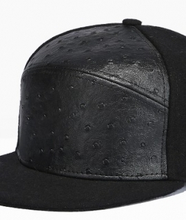 New Fashion Unisex Baseball Caps High Quality PU Woolen Patchwork Visors Hip Hop Sun Caps wholesale