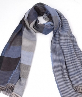 tartan Scarves men winter new brand Fashion Plaid Scarf for Men Design cozy warm long scarf cotton brown Tassel
