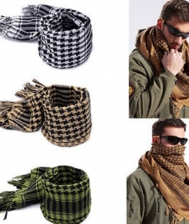 Hot New Military Arab Tactical Desert Scarf Army Shemagh KeffIyeh Shawl Scarve Neck Wrap