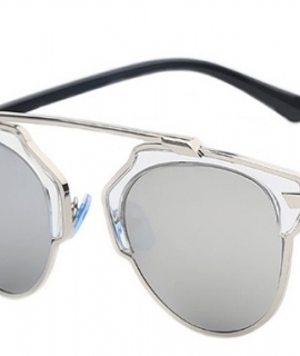 New Summer Fashion Vintage Metal Female Cateyes Eyewear Gafas Luxury Brand Women Designer Retro Men Sunglasses