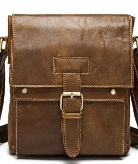 Genuine Leather Men Bags Hot Sale Shoulder Male Bag Small Messenger Man Bag Fashion Crossbody Handbag Men's Travel New Bags