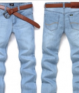 Regular Fit jeans brand jeans male fashion Slim 100% high quality cotton denim blue men's jeans