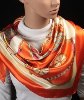 Big Size Silk Square Scarf Women Fashion Brand High Quality Imitated Silk Satin Scarves Polyester Shawl Hijab