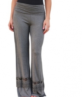 Loose Women's Pants Lace Patchwork Trousers for Women Cotton Sweatpants Wide Leg Pants Trousers