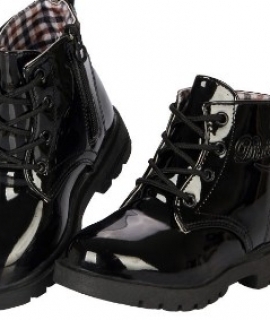 new fashion  Enfant children  boots girls boys winter shoes kids rain boots PU Leather Kids Sneakers