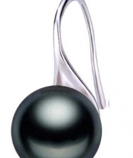 100% real Natural Pearl earrings,fresh water pearl earrings for women black pearl earrings silver 925 jewelry birthday gift